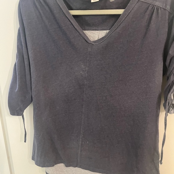 Simply Noelle Women's Long Sleeve Top - Deep Blue - Picture 1 of 8